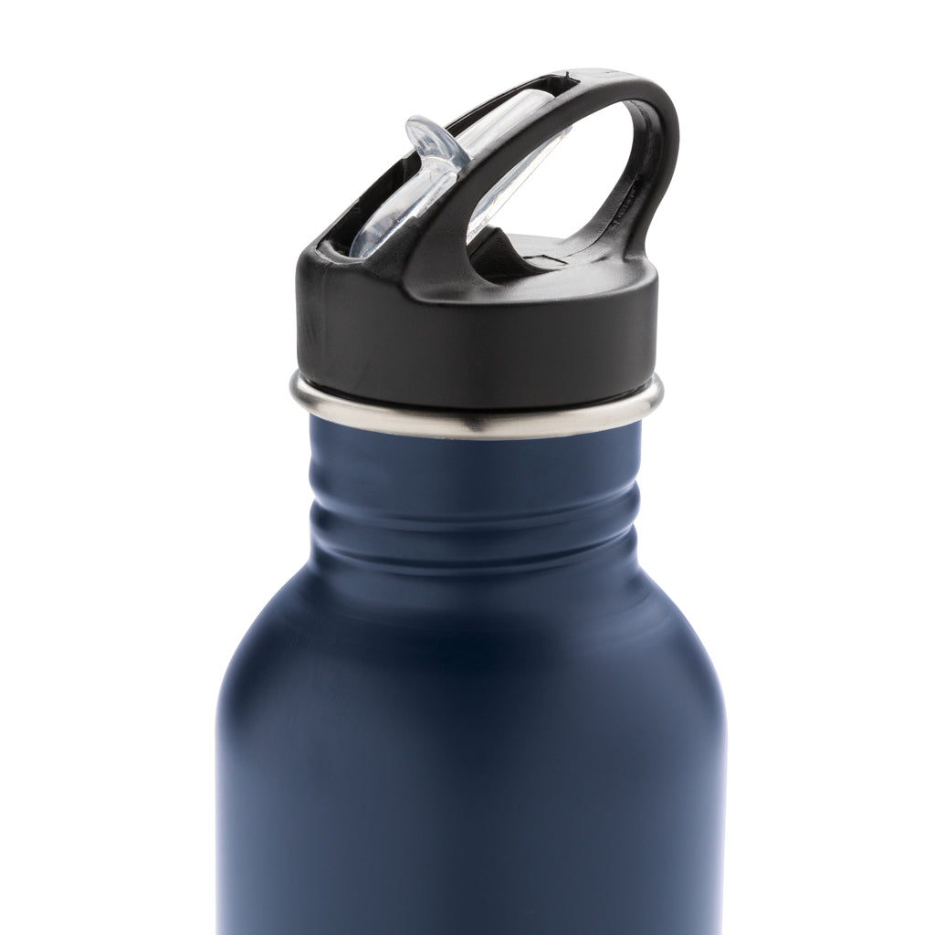 Lyxig sportflaska i stainless steel