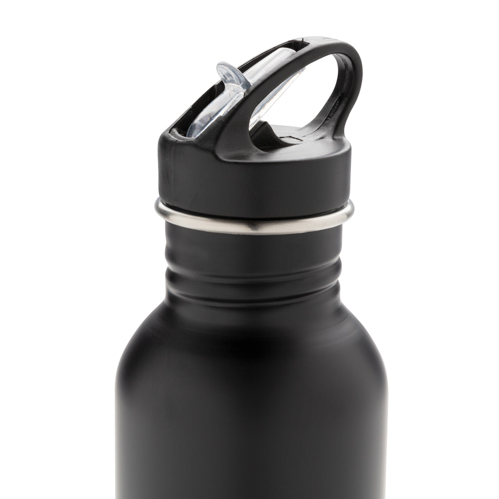 Lyxig sportflaska i stainless steel