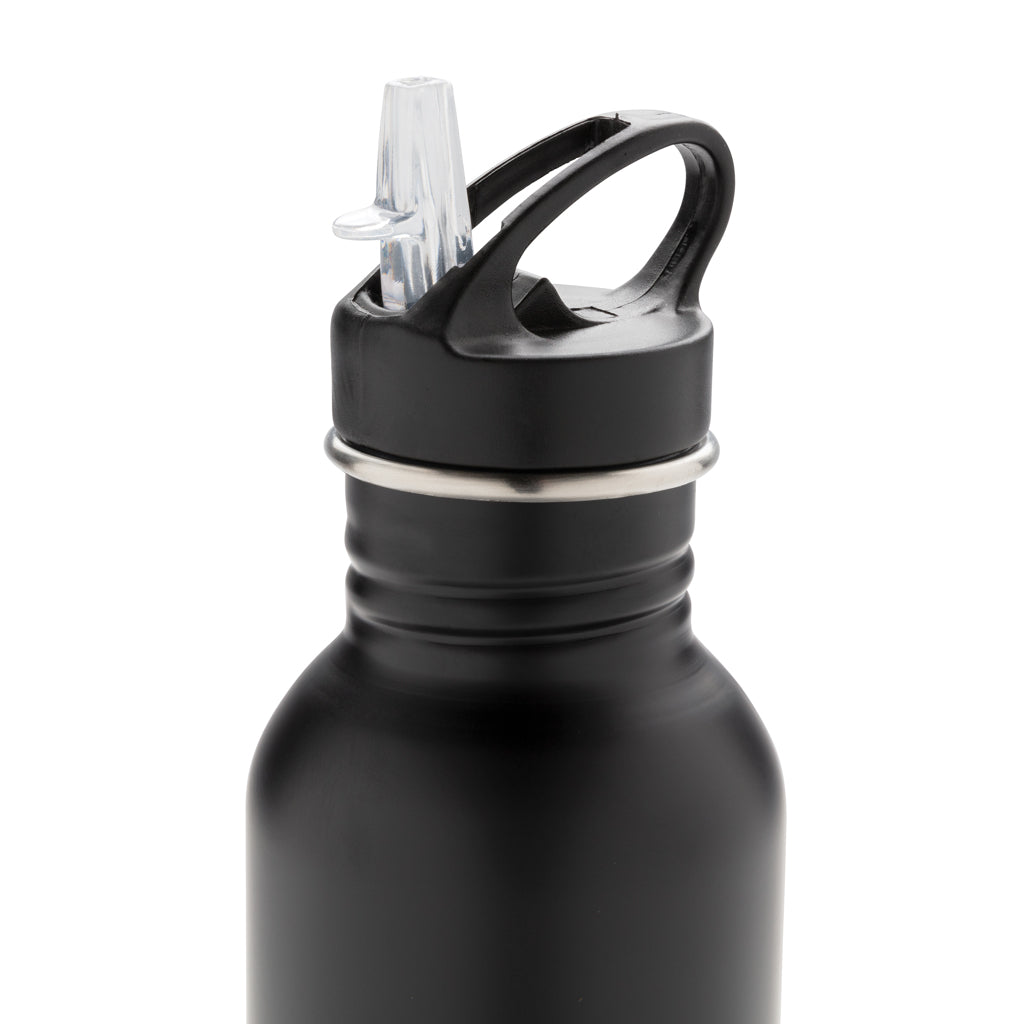 Lyxig sportflaska i stainless steel