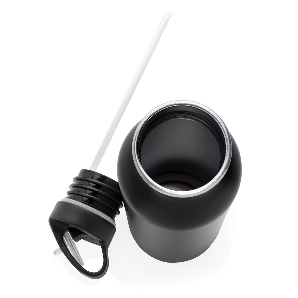 Lyxig sportflaska i stainless steel