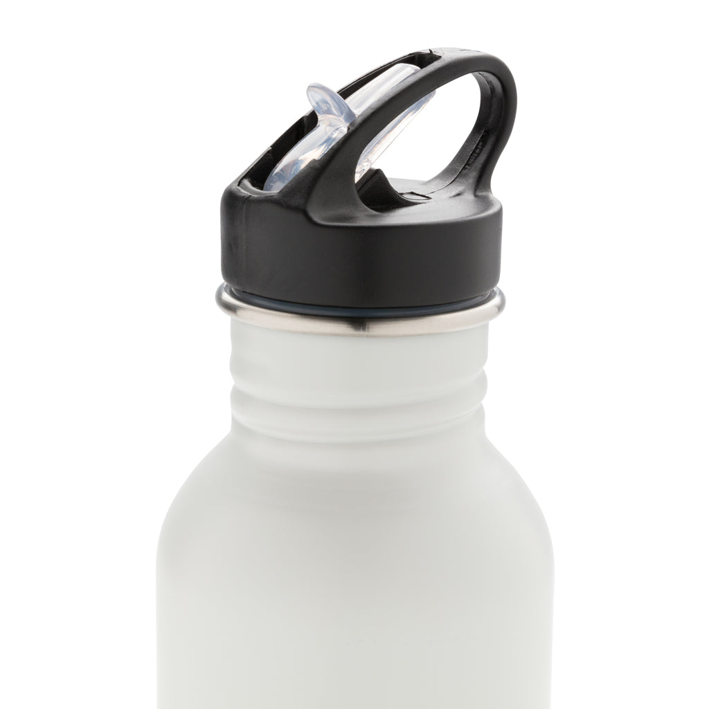 Lyxig sportflaska i stainless steel