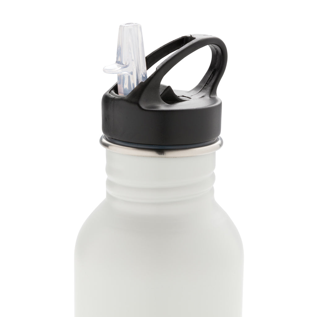 Lyxig sportflaska i stainless steel