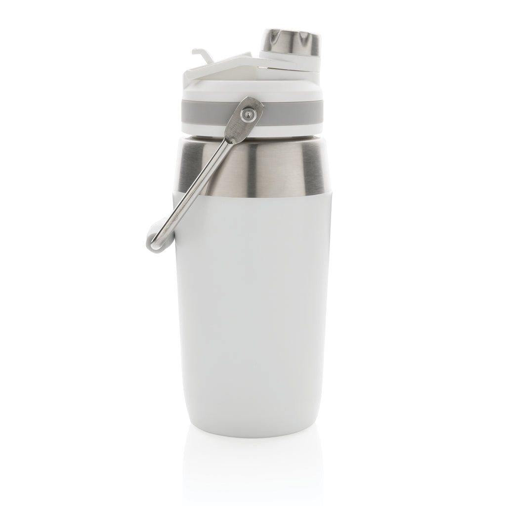Vakuumflaska i S/S, lock med dubbelfunktion, 500ml