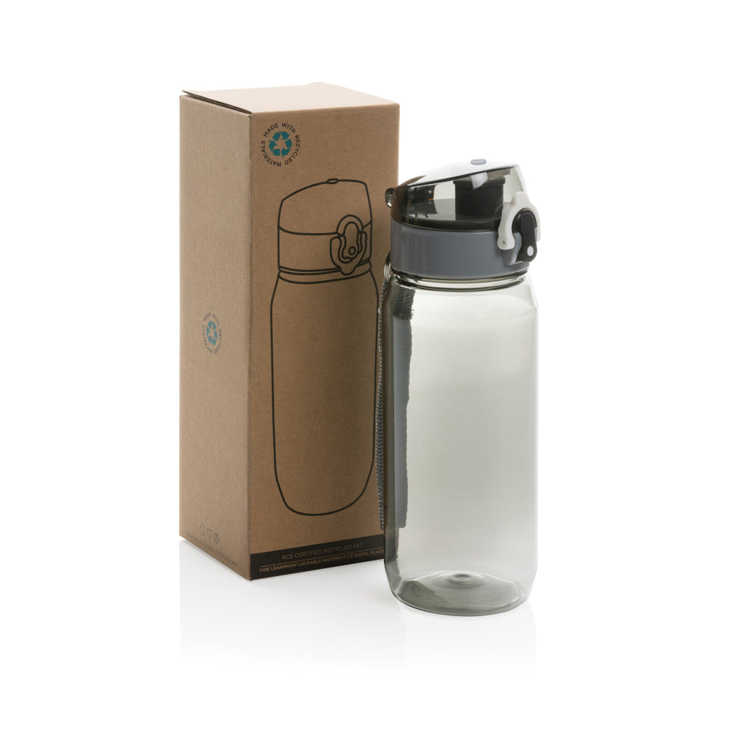 Yide läckagesäker låsbar vattenflaska 600ml RCS återvunnen P
