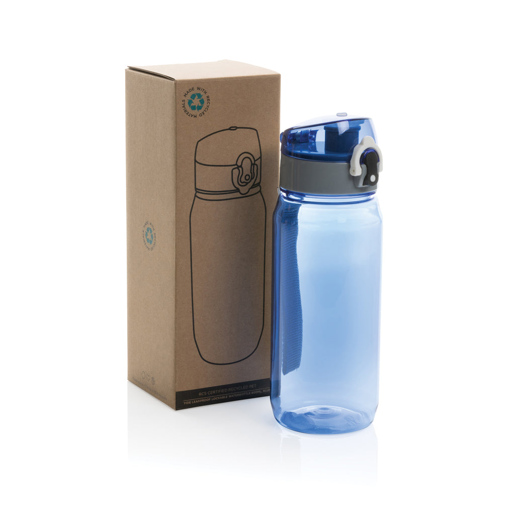 Yide läckagesäker låsbar flaska 600ml RCS återvunnen PET
