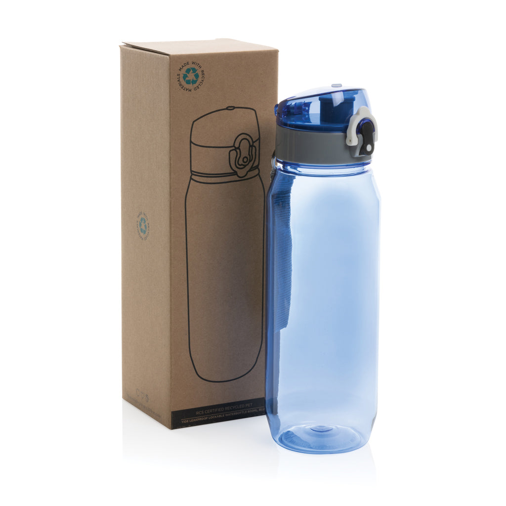 Yide läckagesäker låsbar vattenflaska 800ml RCS PET