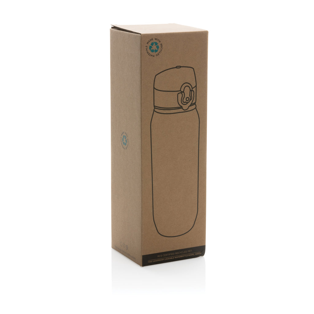 Yide läckagesäker låsbar vattenflaska 800ml RCS PET