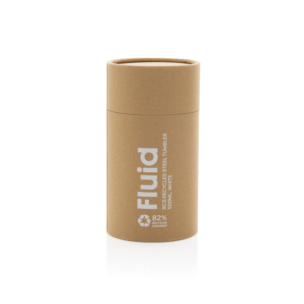 Fluid RCS-certifierat dricksglas i återvunnet stål 500ML