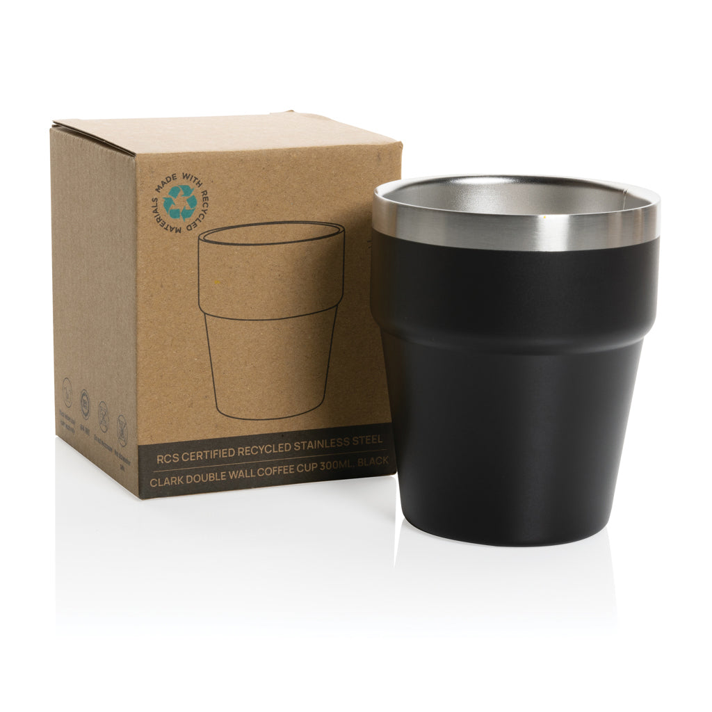 Clark dubbelväggig kaffemugg 300ml RCS