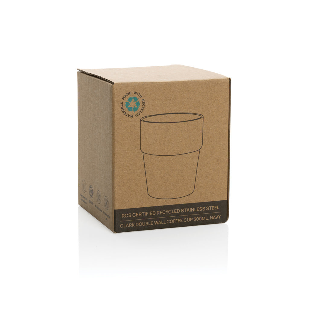 Clark dubbelväggig kaffemugg 300ml RCS