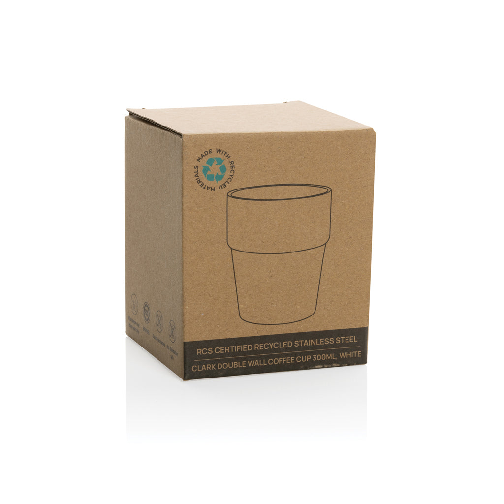 Clark dubbelväggig kaffemugg 300ml RCS