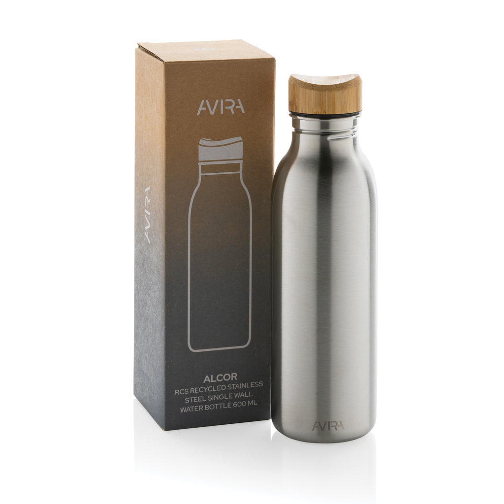 Avira Alcor RCS återvunnet stål vattenflaska 600ml
