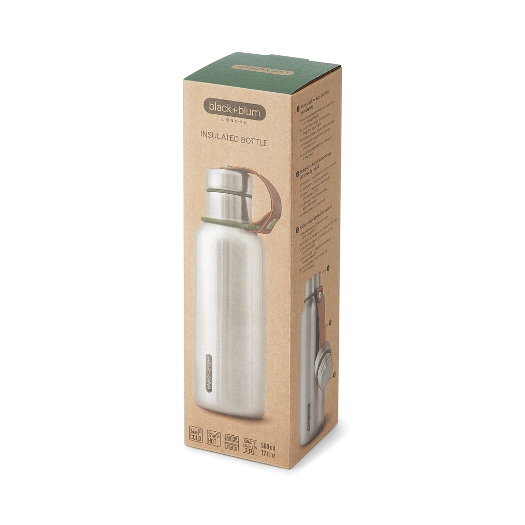 Black+Blum Isolerad vattenflaska Liten 500 ml