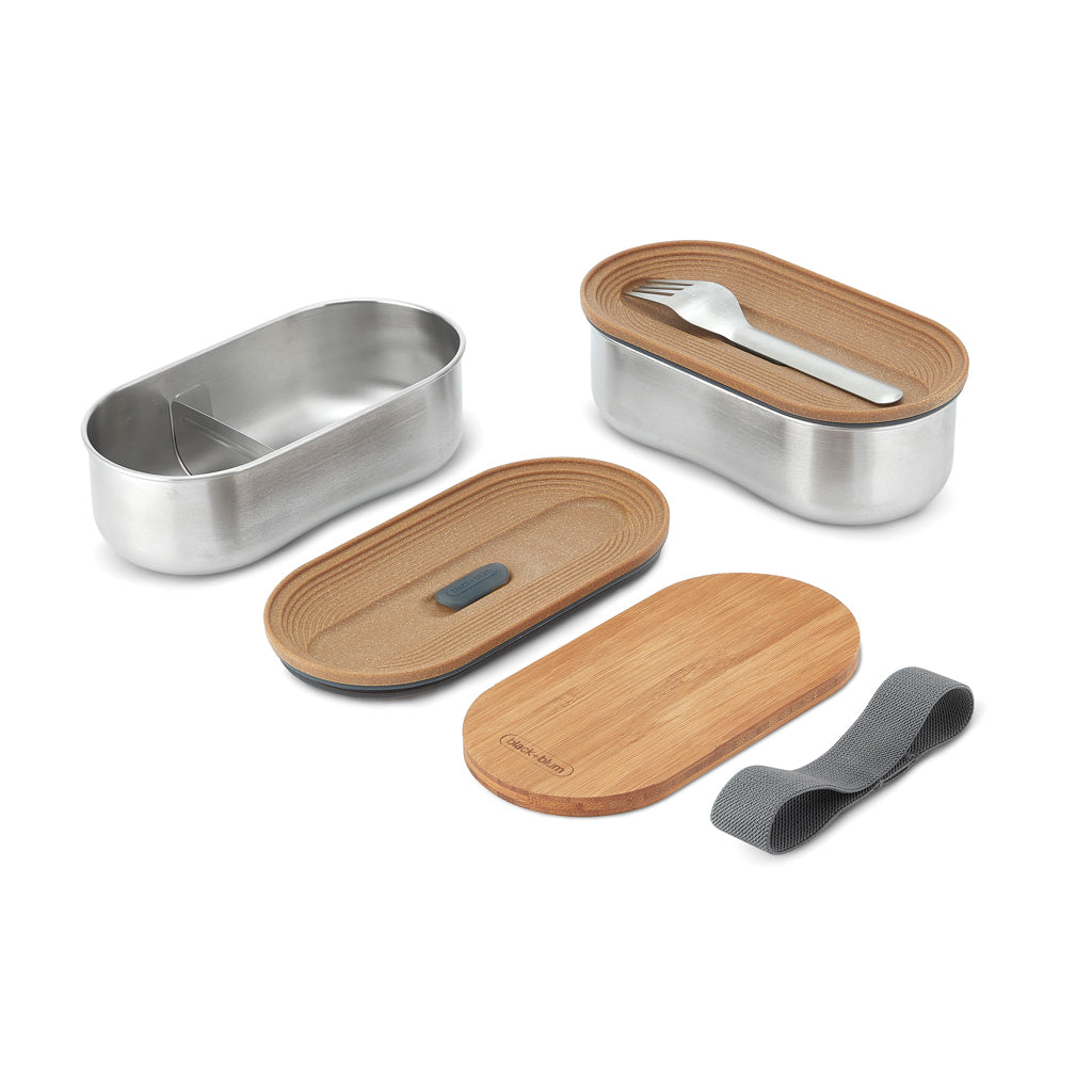 Black+Blum Dubbel Rostfri Bento-låda