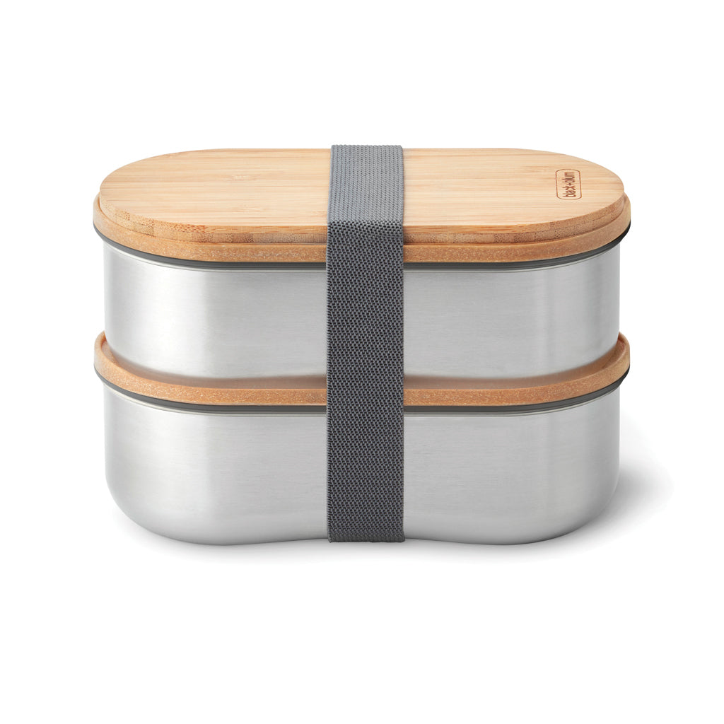 Black+Blum Dubbel Rostfri Bento-låda