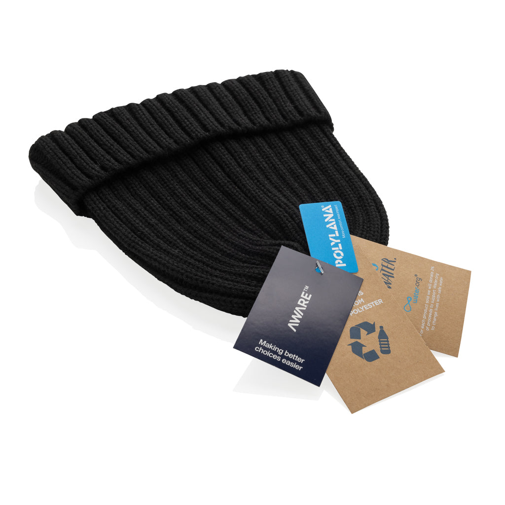 Kennedi AWARE™ Polylana® ribbstickad mössa