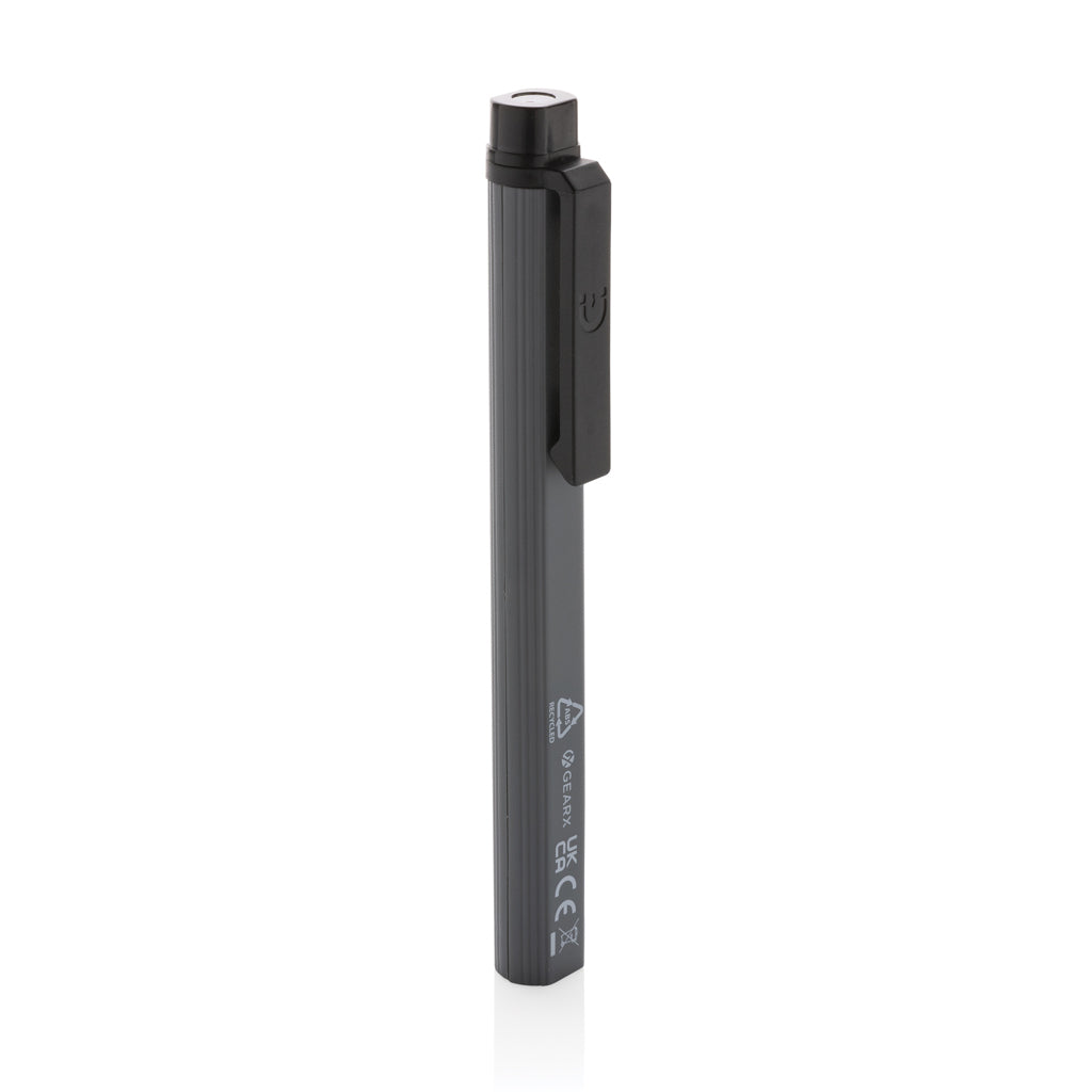 Gear X USB uppladdningsbar pennlampa, RCS återvunnen plast