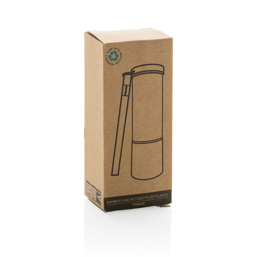 Bambu- och RCS-återvunnen plastficklampa