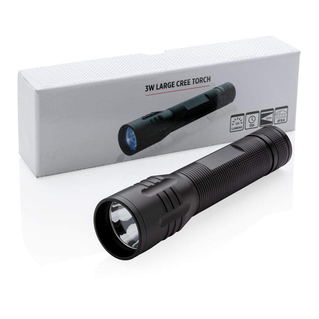 3W stor CREE-ficklampa