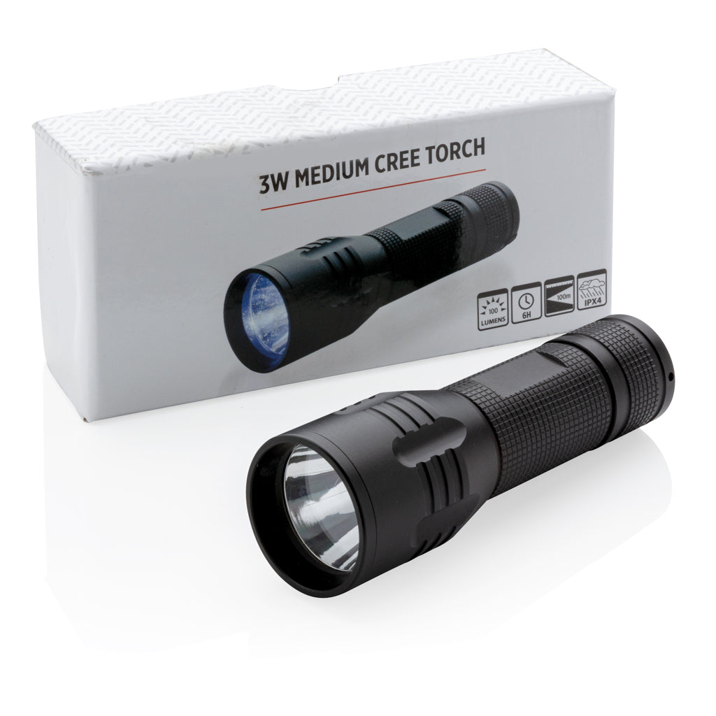3W medium CREE-ficklampa