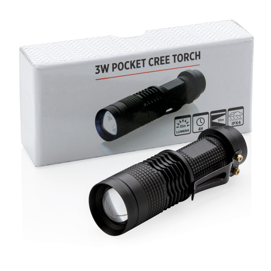 3W liten CREE-ficklampa