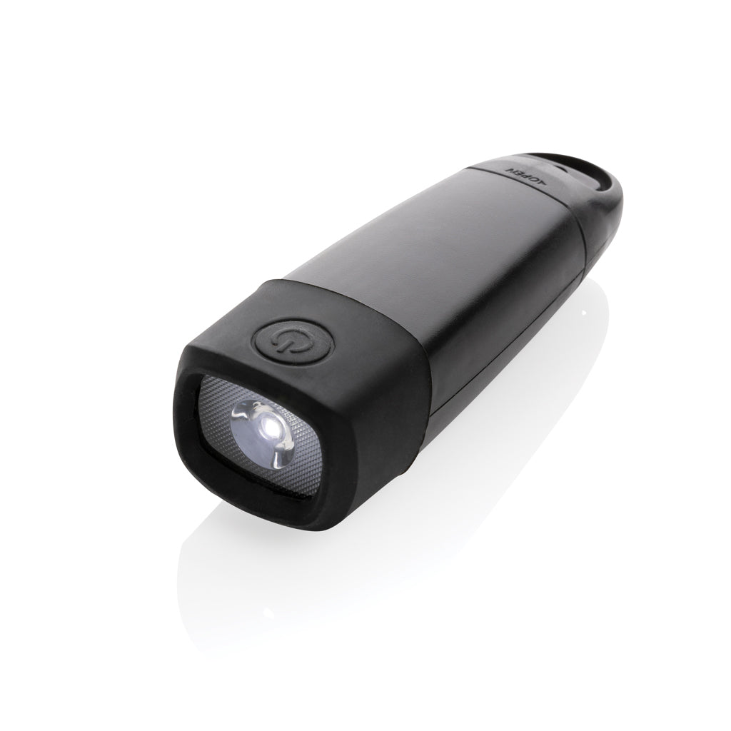 Lightwave USB uppladdningsbar ficklampa m. vev, RCS plast