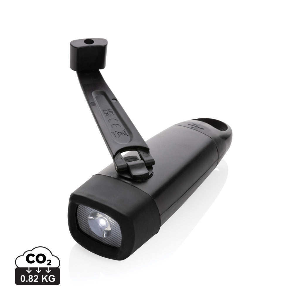 Lightwave USB uppladdningsbar ficklampa m. vev, RCS plast