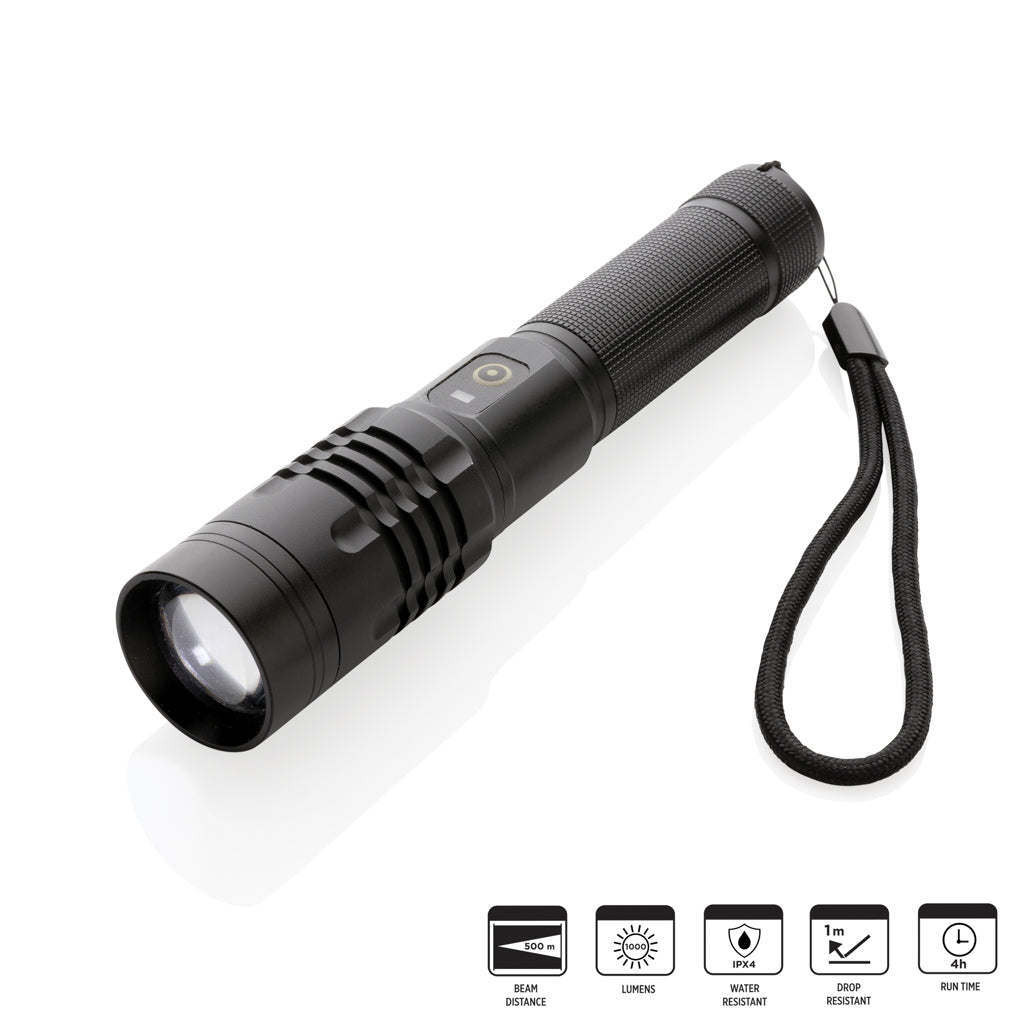 Gear X USB återuppladdninsgbar ficklampa