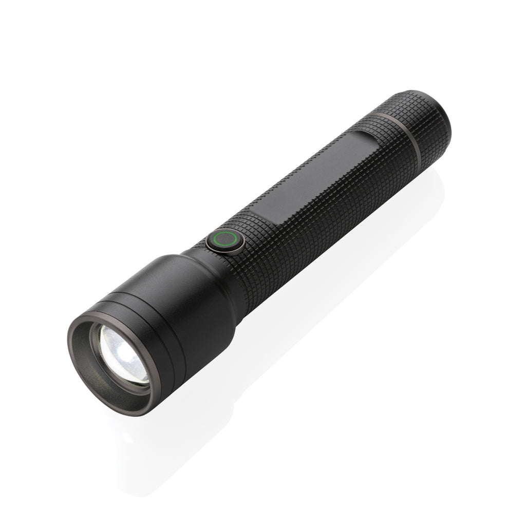 Gear X USB-återuppladdningsbar stor ficklampa RCS aluminium