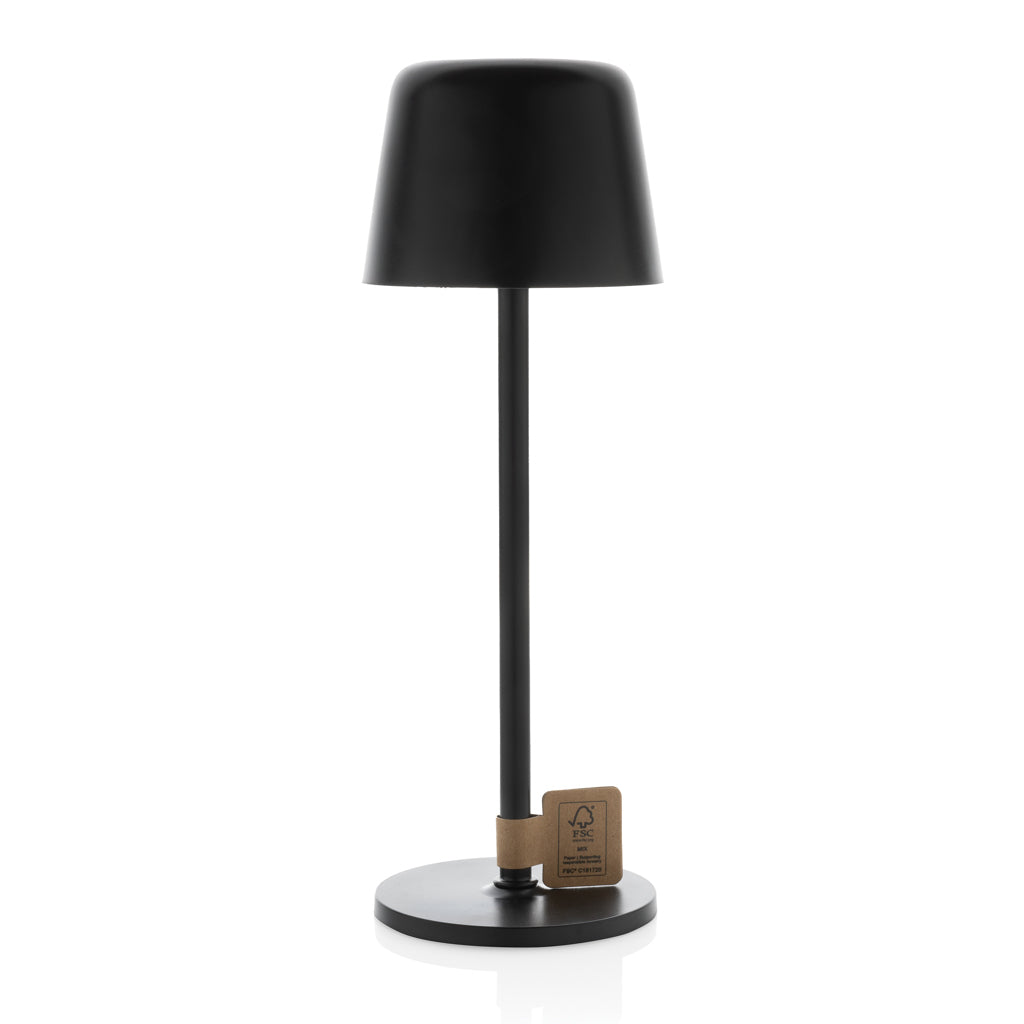 Zenic RCS återvunnen plast USB laddningsbar bordslampa