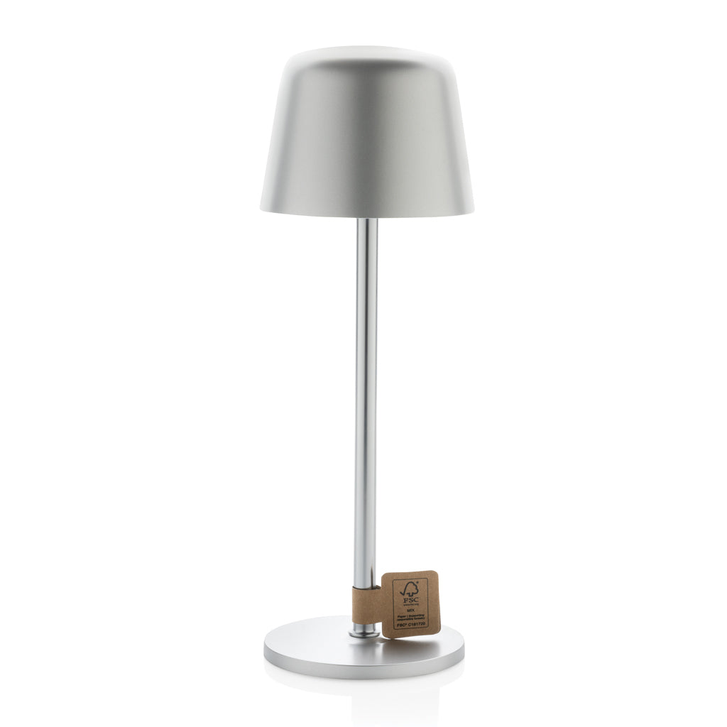 Zenic RCS återvunnen plast USB laddningsbar bordslampa