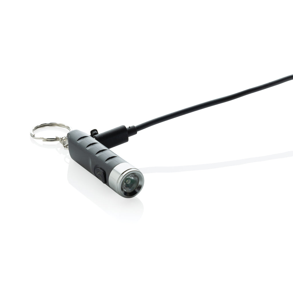 Globix RCS USB-laddningsbar nyckelringslampa