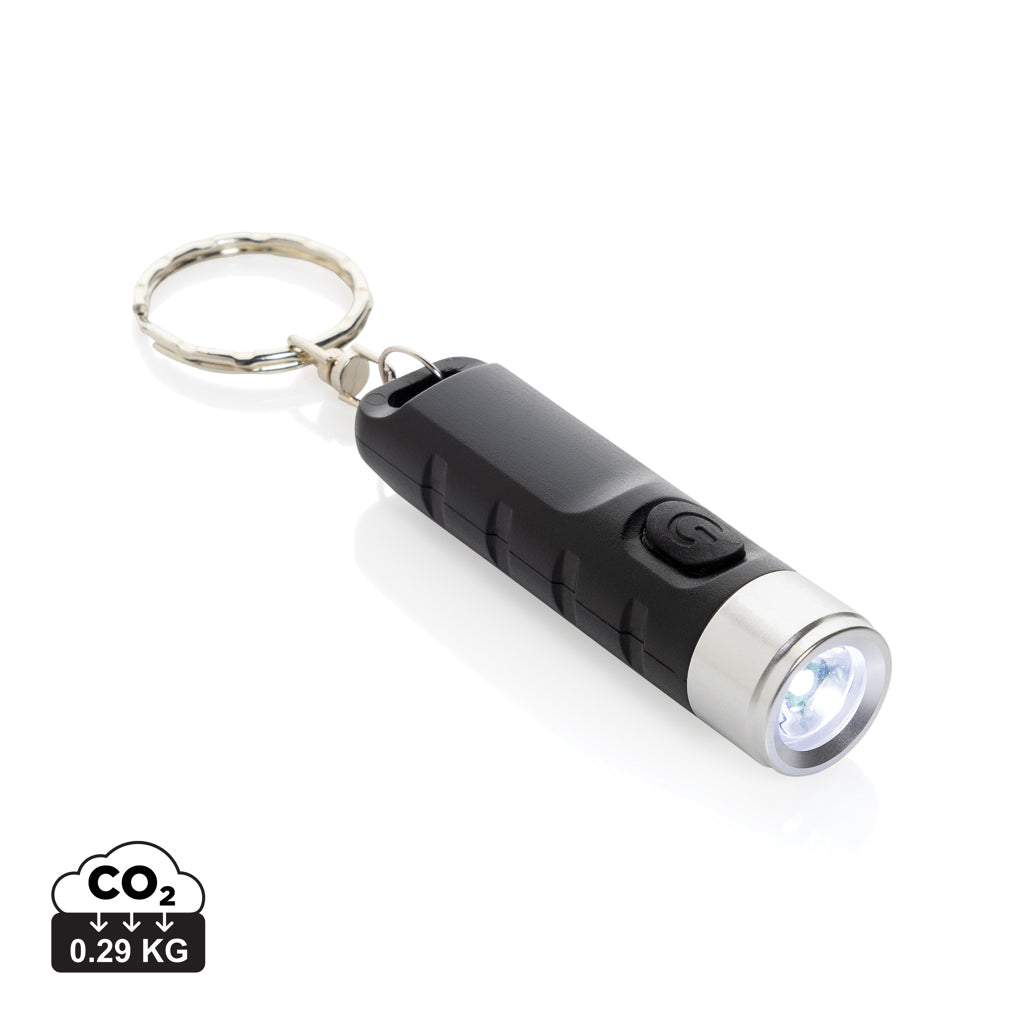 Globix RCS USB-laddningsbar nyckelringslampa