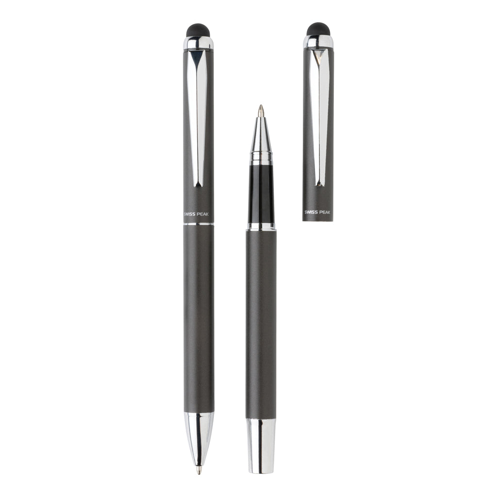 Swiss Peak lyxigt pennset i PU fodral