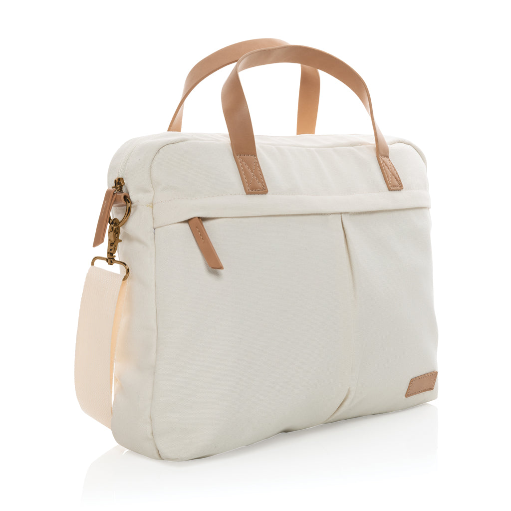 Impact AWARE™ laptopväska i 16 oz. återvunnen canvas