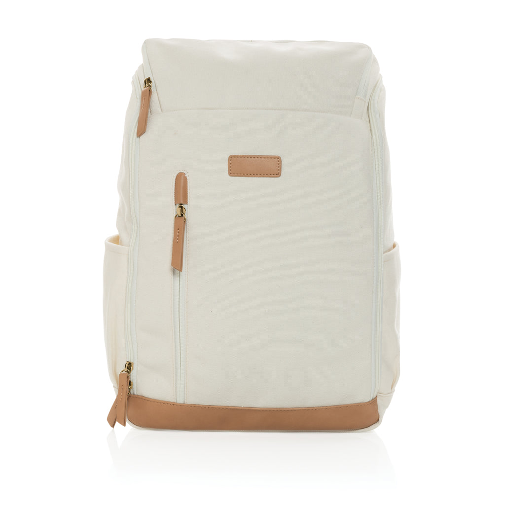 Impact AWARE™ 15' laptopryggsäck i 16 oz. återvunnen canvas