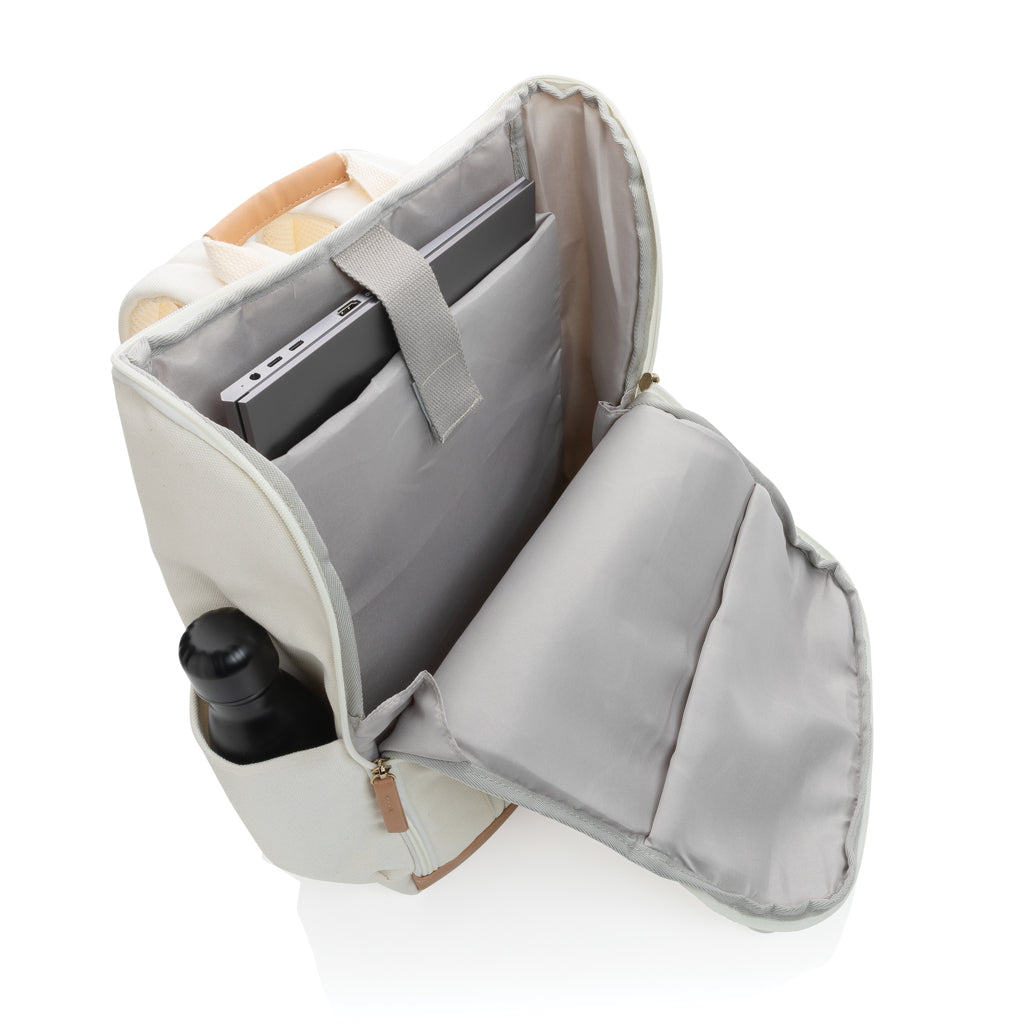 Impact AWARE™ 15' laptopryggsäck i 16 oz. återvunnen canvas