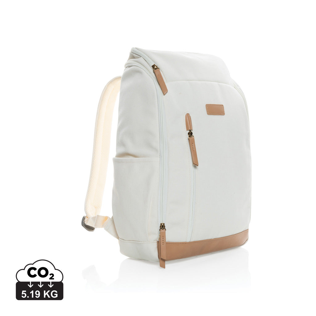 Impact AWARE™ 15' laptopryggsäck i 16 oz. återvunnen canvas