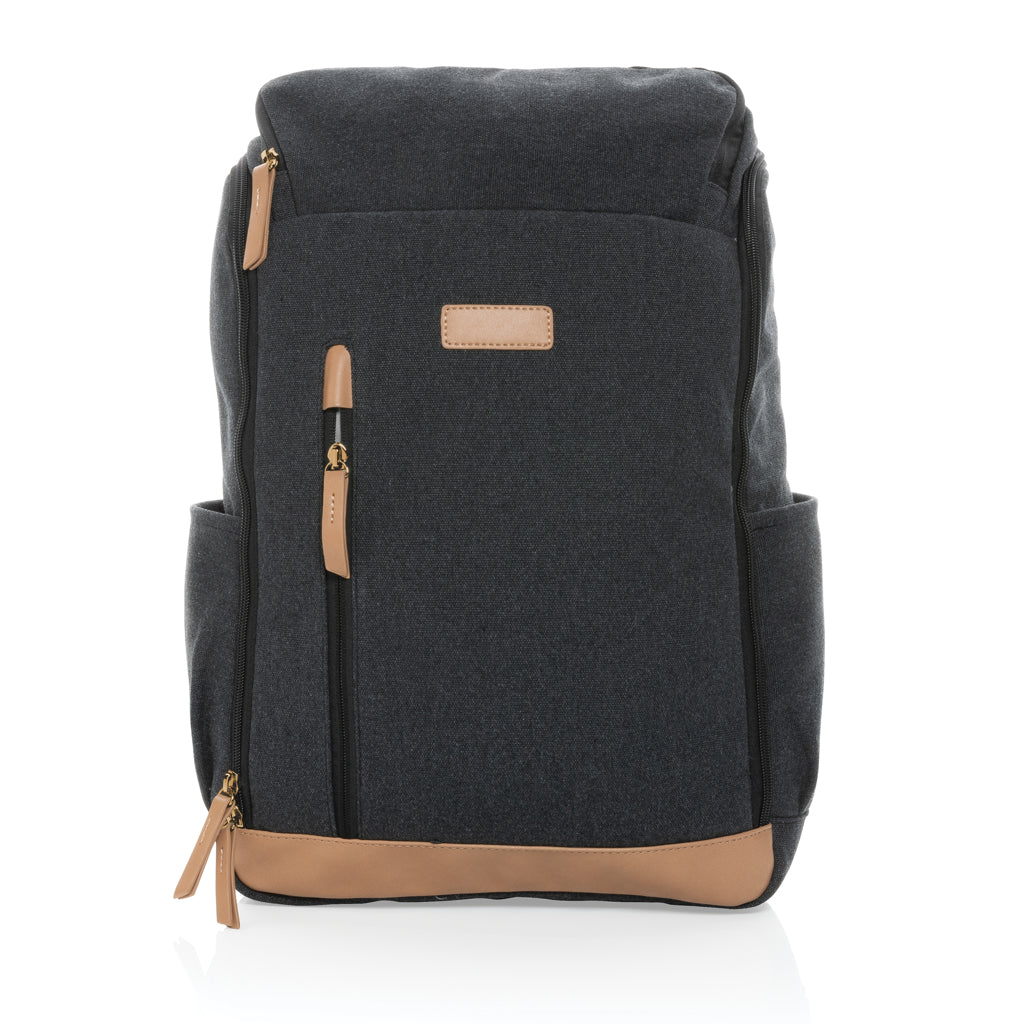 Impact AWARE™ 15' laptopryggsäck i 16 oz. återvunnen canvas