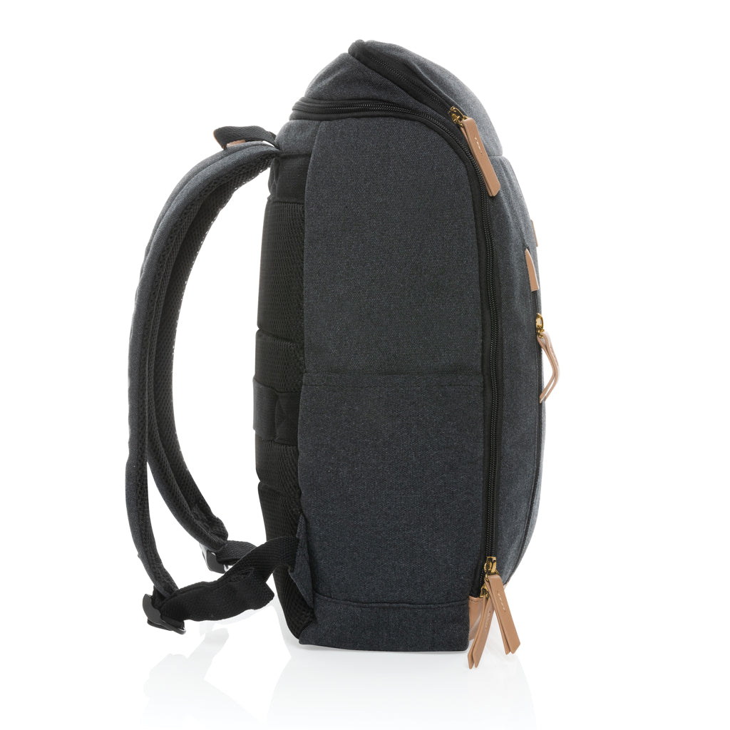 Impact AWARE™ 15' laptopryggsäck i 16 oz. återvunnen canvas