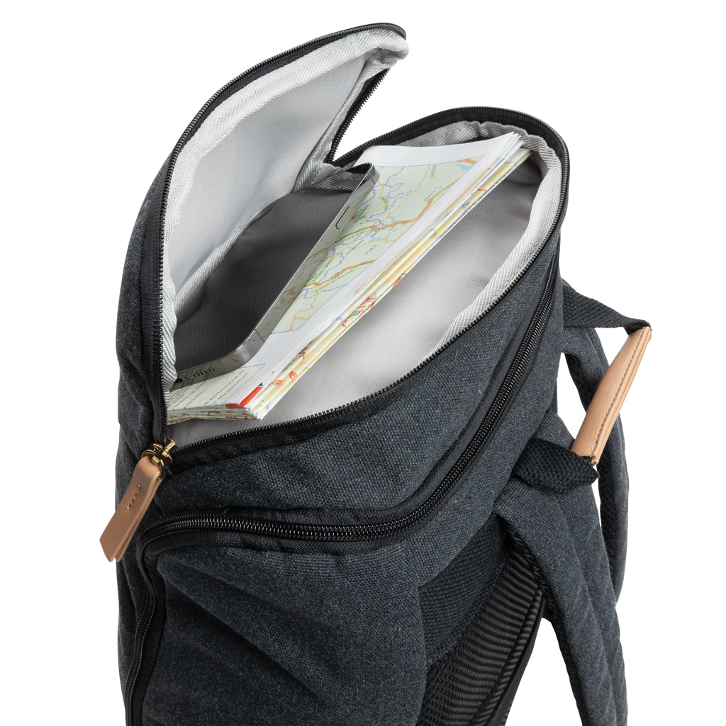 Impact AWARE™ 15' laptopryggsäck i 16 oz. återvunnen canvas