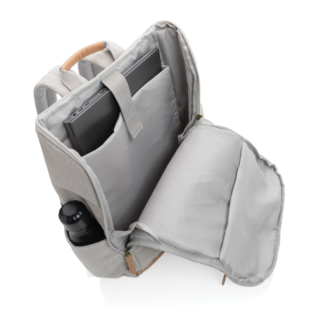 Impact AWARE™ 15' laptopryggsäck i 16 oz. återvunnen canvas