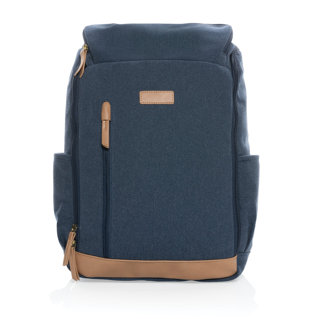 Impact AWARE™ 15' laptopryggsäck i 16 oz. återvunnen canvas