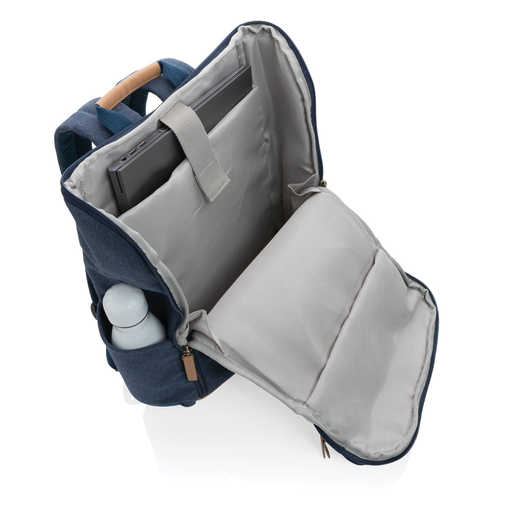 Impact AWARE™ 15' laptopryggsäck i 16 oz. återvunnen canvas