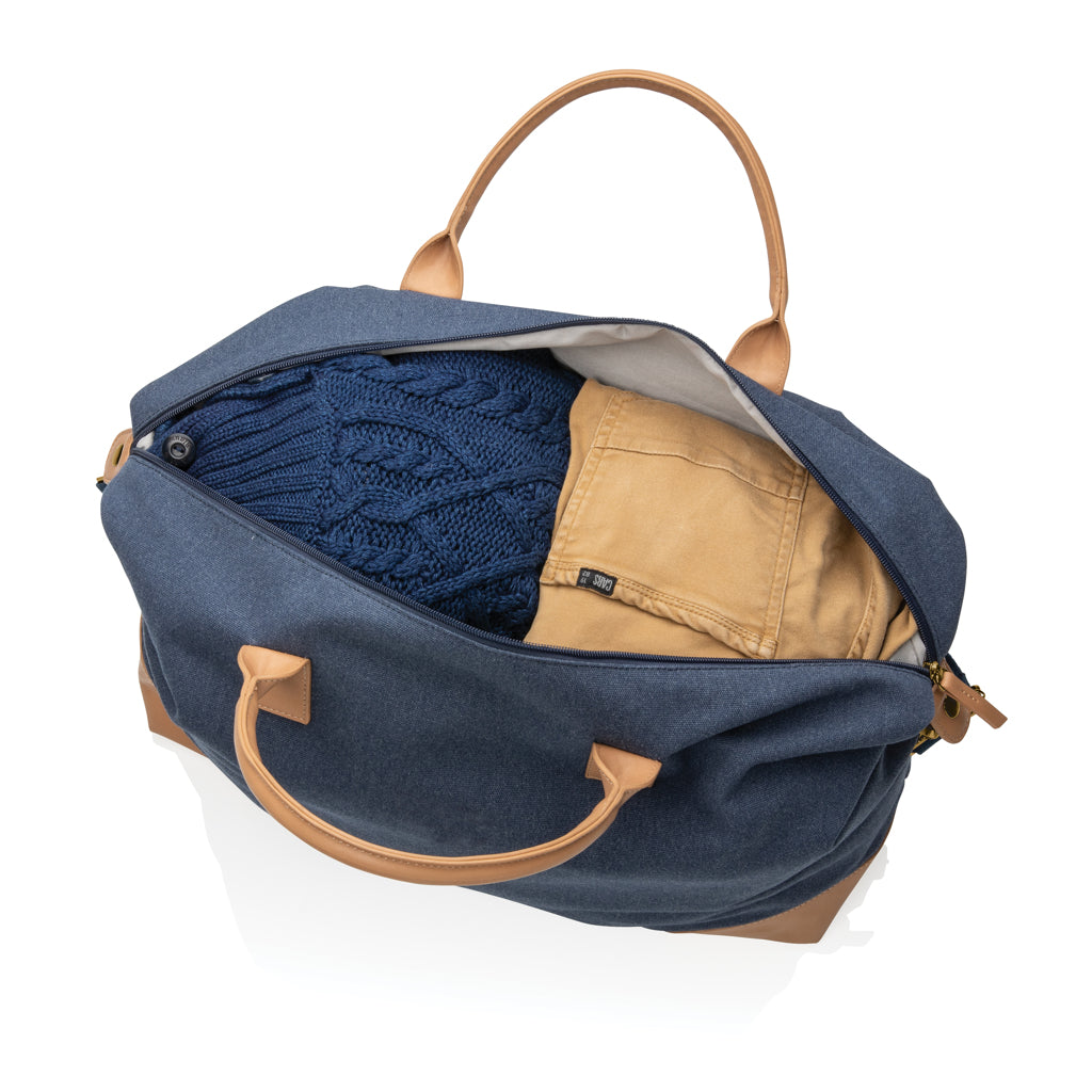 Impact AWARE™ stor weekendväska i 16 oz. återvunnen canvas