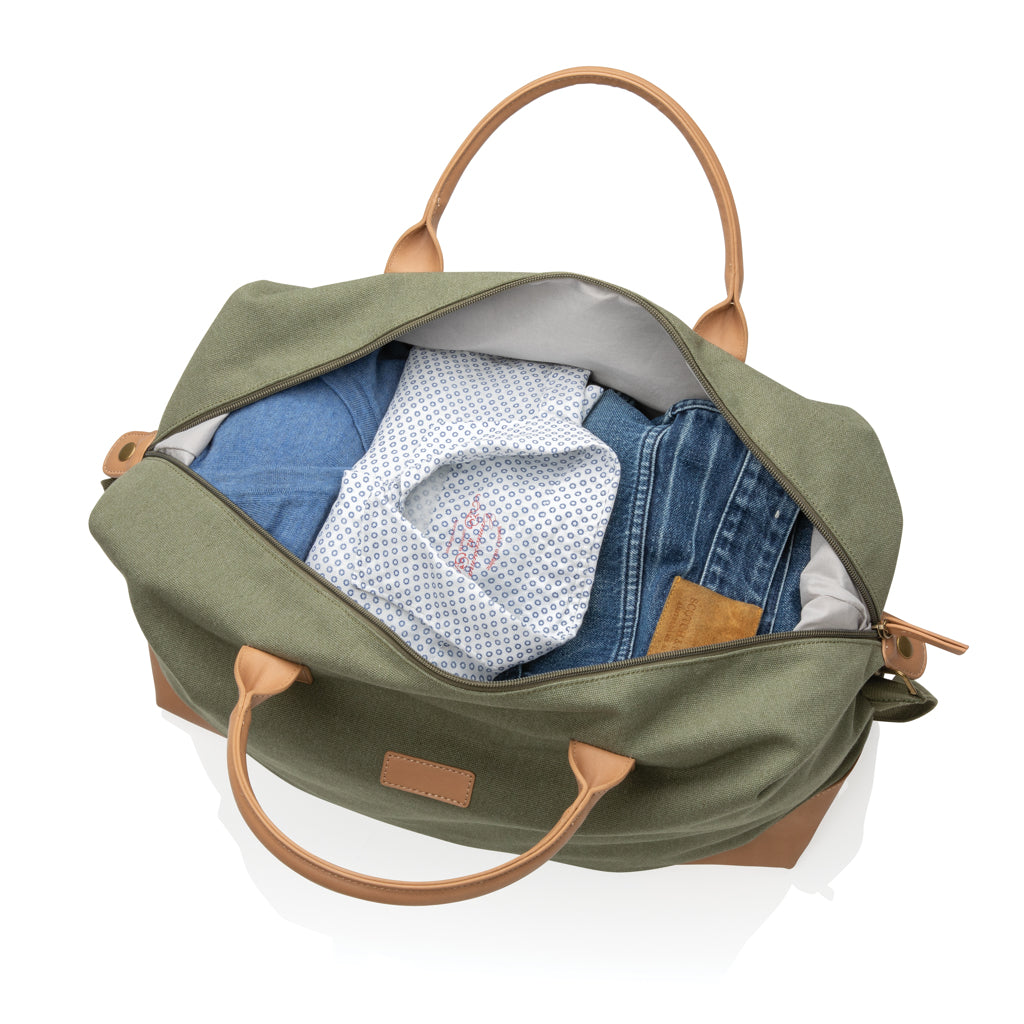 Impact AWARE™ stor weekendväska i 16 oz. återvunnen canvas