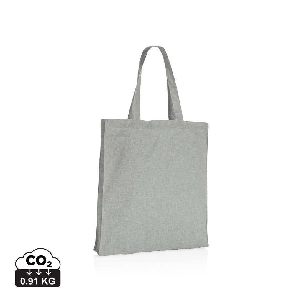 Impact AWARE™ shoppingkasse m. bälg återvunnen bomull 145gr