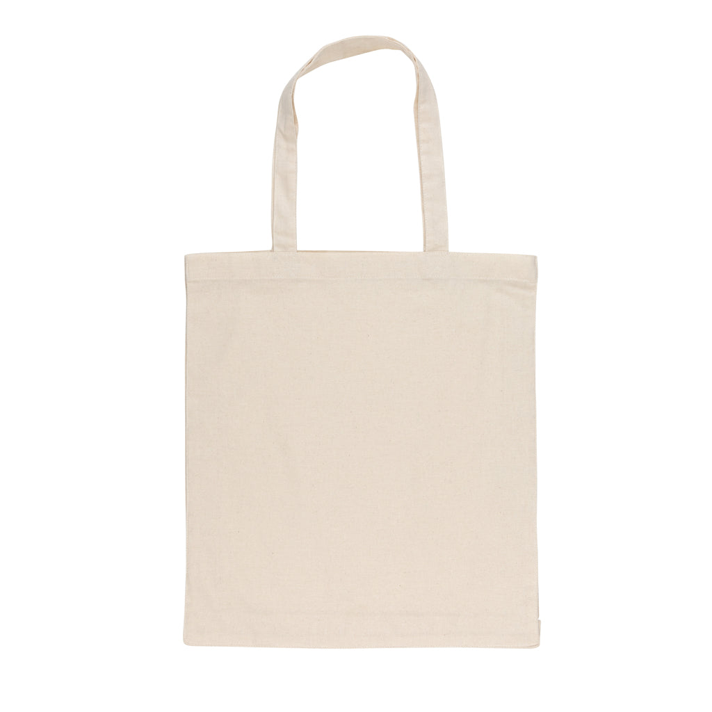 Impact AWARE™ shoppingkasse m. bälg återvunnen bomull 145gr