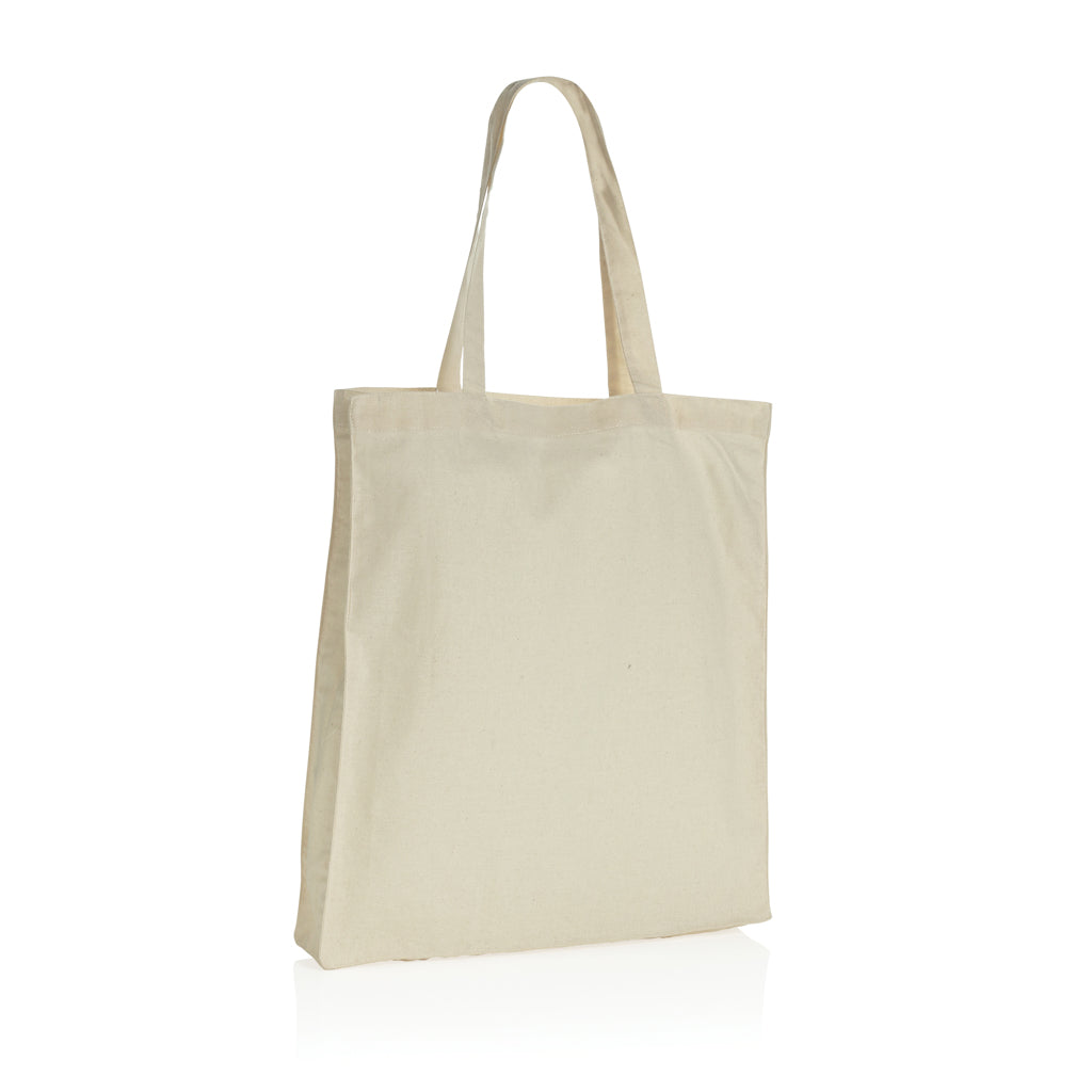 Impact AWARE™ shoppingkasse m. bälg återvunnen bomull 145gr