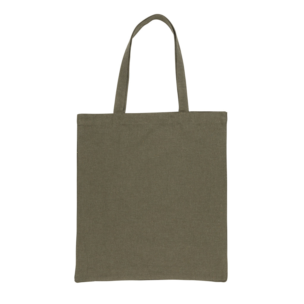 Impact AWARE™ shoppingkasse m. bälg återvunnen bomull 145gr